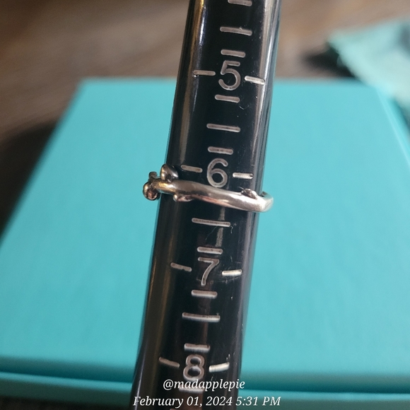 Sterling Silver Spoon Ring Forget Me Not Flower Designer #100 - Picture 13 of 13